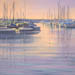 Santa Barbara landscape painting by Ann Beth of the Marina